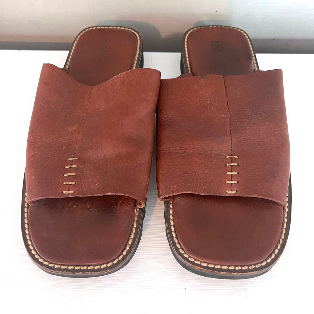 Cole Haan Country Mens Leather Comfort Slide Sandals 12D Summer